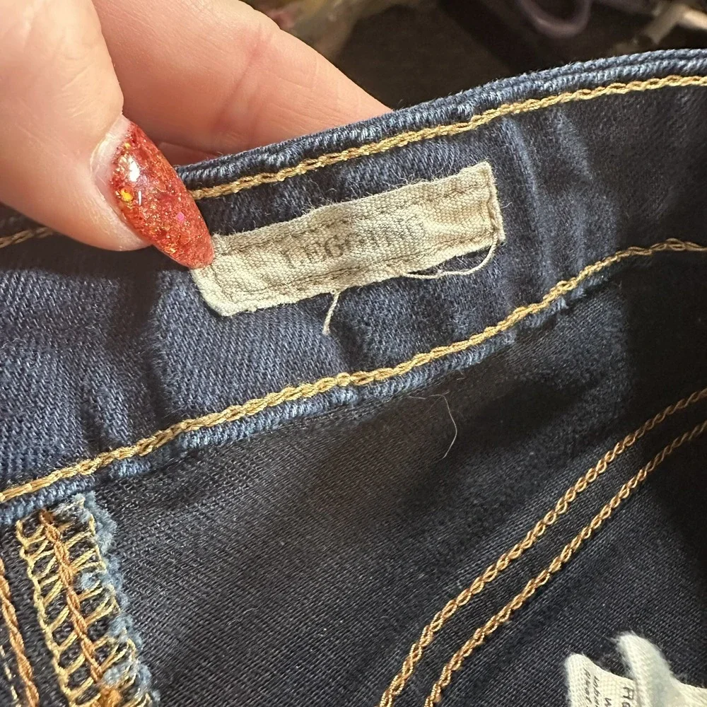 Ralph Lauren Girls Skinny Jeans‎ Dark Wash Stretch Denim Size 16